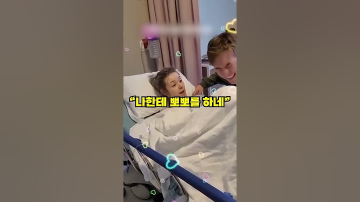 마취가 덜 풀린 여자친구