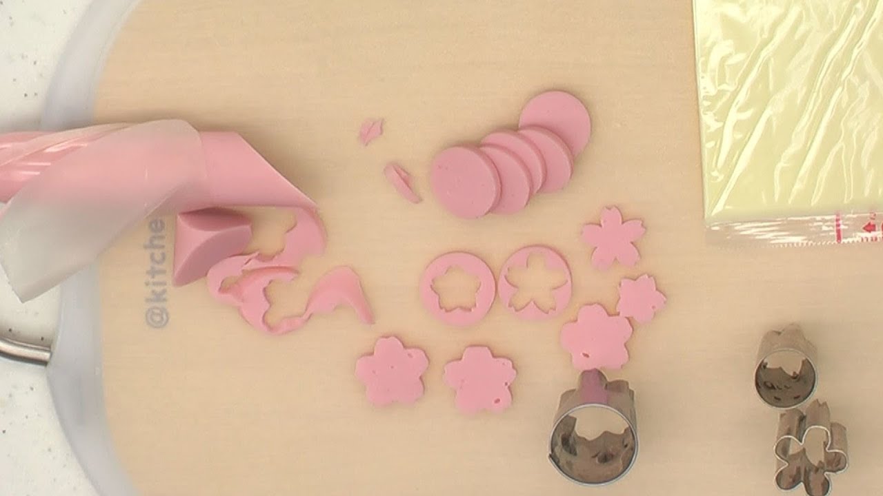 簡単キャラ弁レシピ 桜の花の作り方 Kyaraben How To Make Cherry Blossoms Youtube