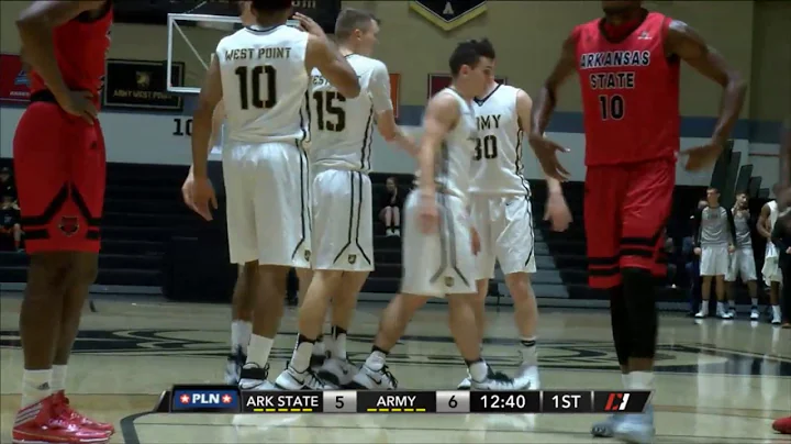 Army Men's Basketball: Jacob Kessler Layup On Give...