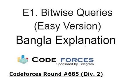 E1. Bitwise Queries (Easy Version) || Codeforces Round #685 (Div. 2)|| Bangla Explanation