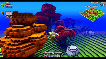 Cube world: Ranger gliding