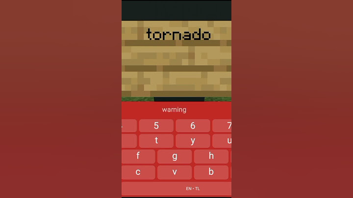 How To Spawn Tornado In Mcpe (No Mods)