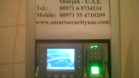 Iclock580  Time Attendance And Access Control Device  www.smartsecurityuae.com