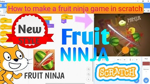 Fruit Ninja in Scratch || How to make a Fruit Ninja Game in Scratch Part 1 | alwysbescratchy Scratch