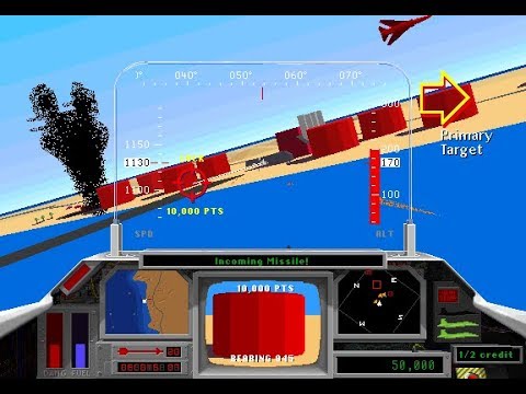 F-15 Strike Eagle (1991) Arcade by Micropose HD 60fps