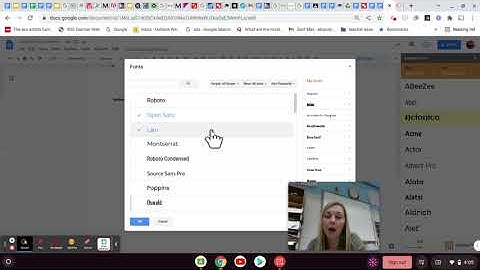 Using Extensis Fonts & Adding Fonts in Google Docs