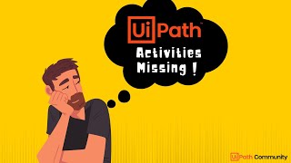 Activities Missing in UiPath Studio? #shorts