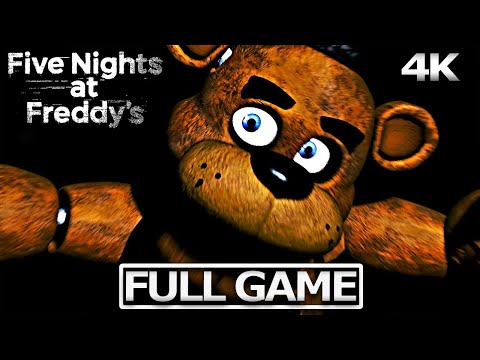 FIVE NIGHTS AT FREDDY'S Full Gameplay Walkthrough / No Commentary 【FULL GAME】4K Ultra HD
