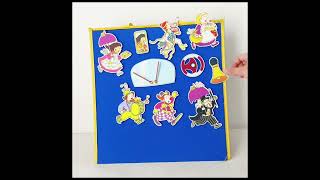 Wheels on the Bus Felt Board Story Set | Fun Circle Time Learning Activity #feltstory #puzzle #story