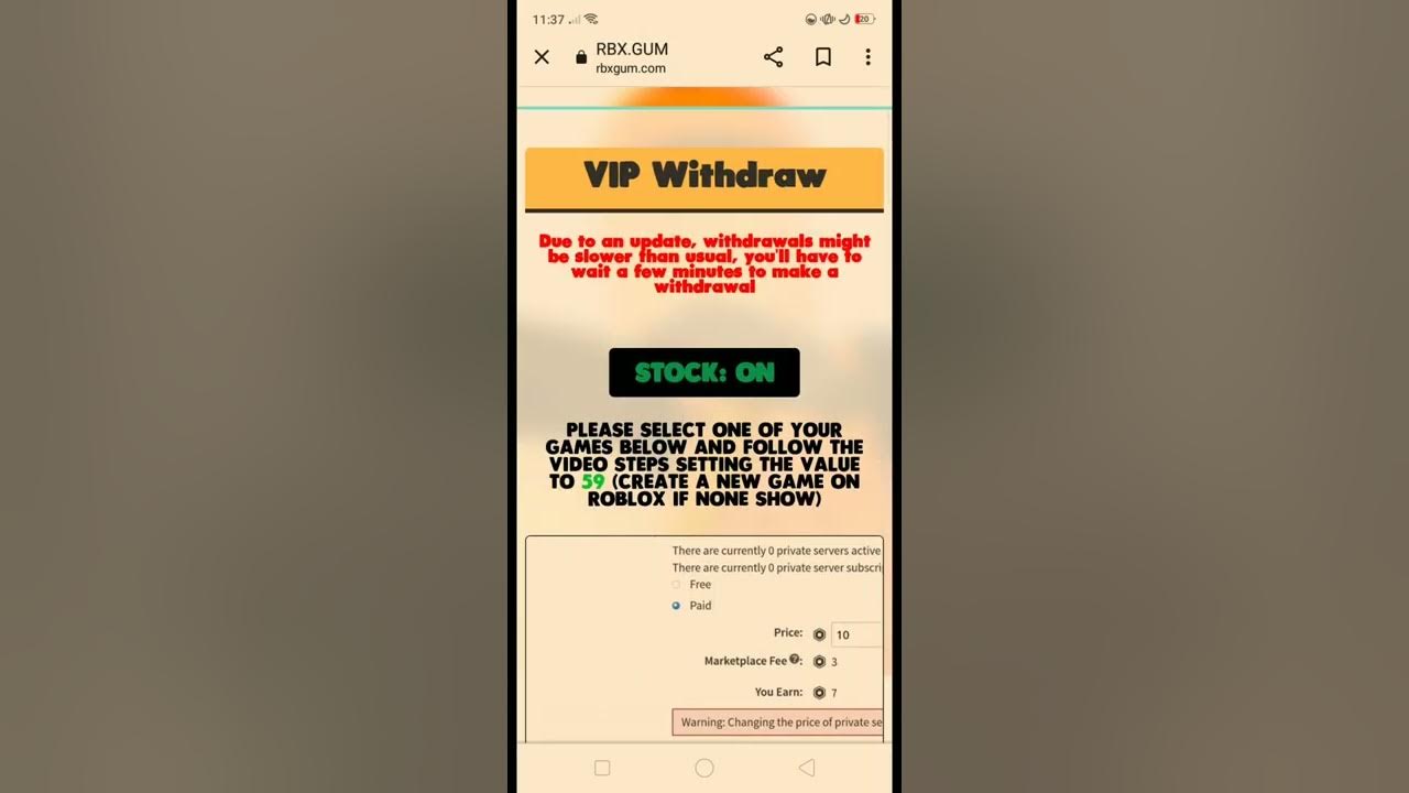 how to withdraw in rbxgum,with proof,(out of stock) 