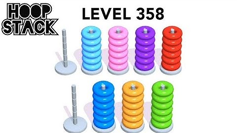 Hoop Stack Level 358 | Puzzle Game  | Complete Level