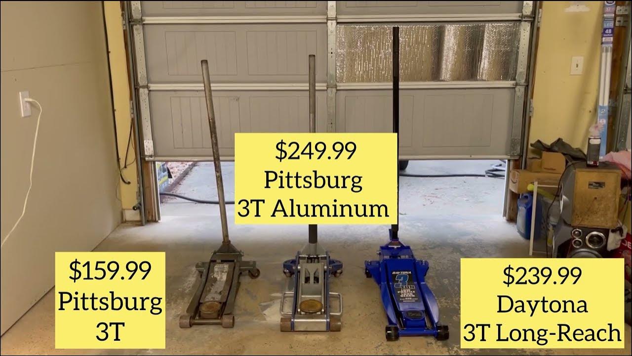 Harbor Freight 3T Low Profile Floor Jack Comparison! Daytona VS Pittsburg mechaniclife 