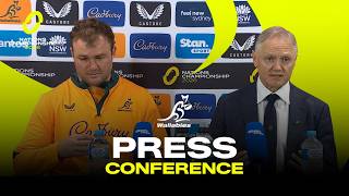 Wallabies' Joe Schmidt & Harry Wilson Post-Game Presser