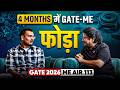 4 MONTHS में GATE - ME फोड़ा | GATE 2026 ME AIR 113 With NEGI Sir