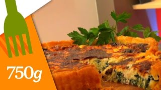 Recette de Quiche aux épinards - 750g