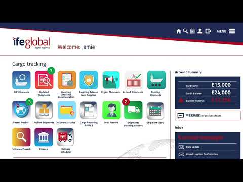 IFE Global Smart Portal Dashboard