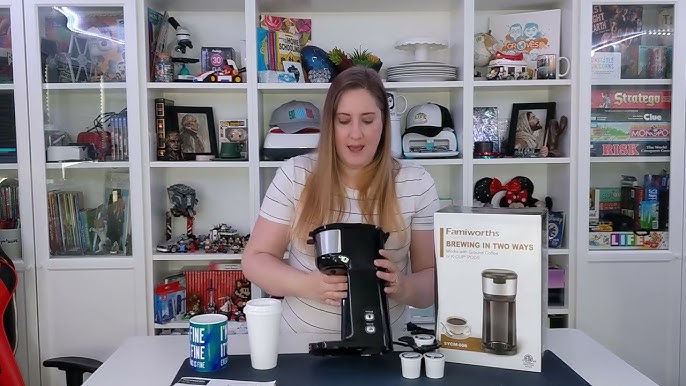 FAMIWORTHS Hot & Iced Coffee Maker FULL Review!! 