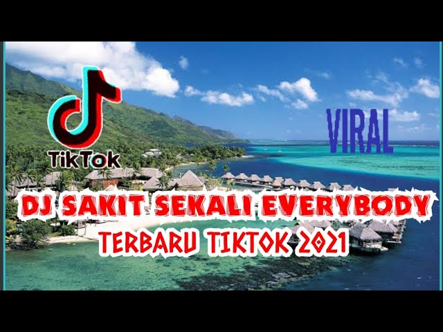 DJ SAKIT SEKALI EVERYBODY SLOW FULL BASS REMIX TERBARU TIKTOK 2021 class=