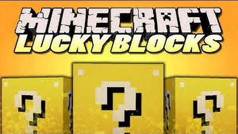 Minecraft Lucky Block Mod 1.8+ - Mod Showcase