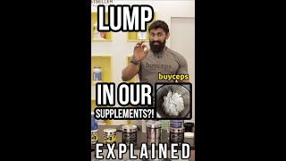Lumps in your pre-workout and creatine supplement