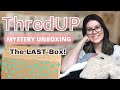 I Lost Money on This One! ThredUp Bulk Rescue Box Mystery Unboxing Pt. 4! The Final Box!