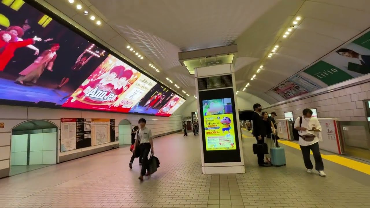 大阪メトロ御堂筋線梅田駅で行先案内表示器リニューアル開始！ただ一つ