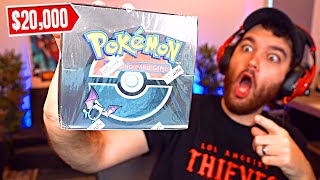 OPENING THE 1st EDITION POKEMON CARD BOX ($20,000)