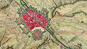 325 Year Old Maps of Strongholds - The Escault and The Meuse