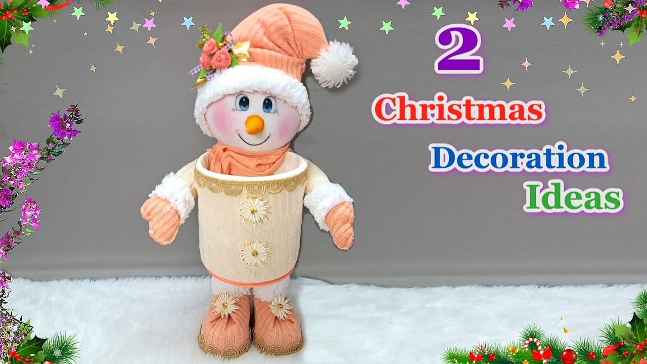 Step By Step 2 Christmas Decoration idea from Simple materials | DIY 2025 Christmas craft idea 03🎄