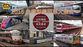 (4K) 2016 台鐵彩繪列車大集合Collection of 2016 TRA Painted ...
