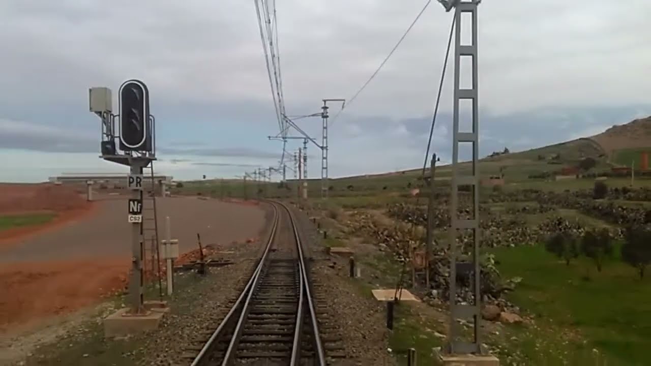 تثنية الخط السككي سطات - مراكش على مستوى منطقة الرحامنة 🇲🇦