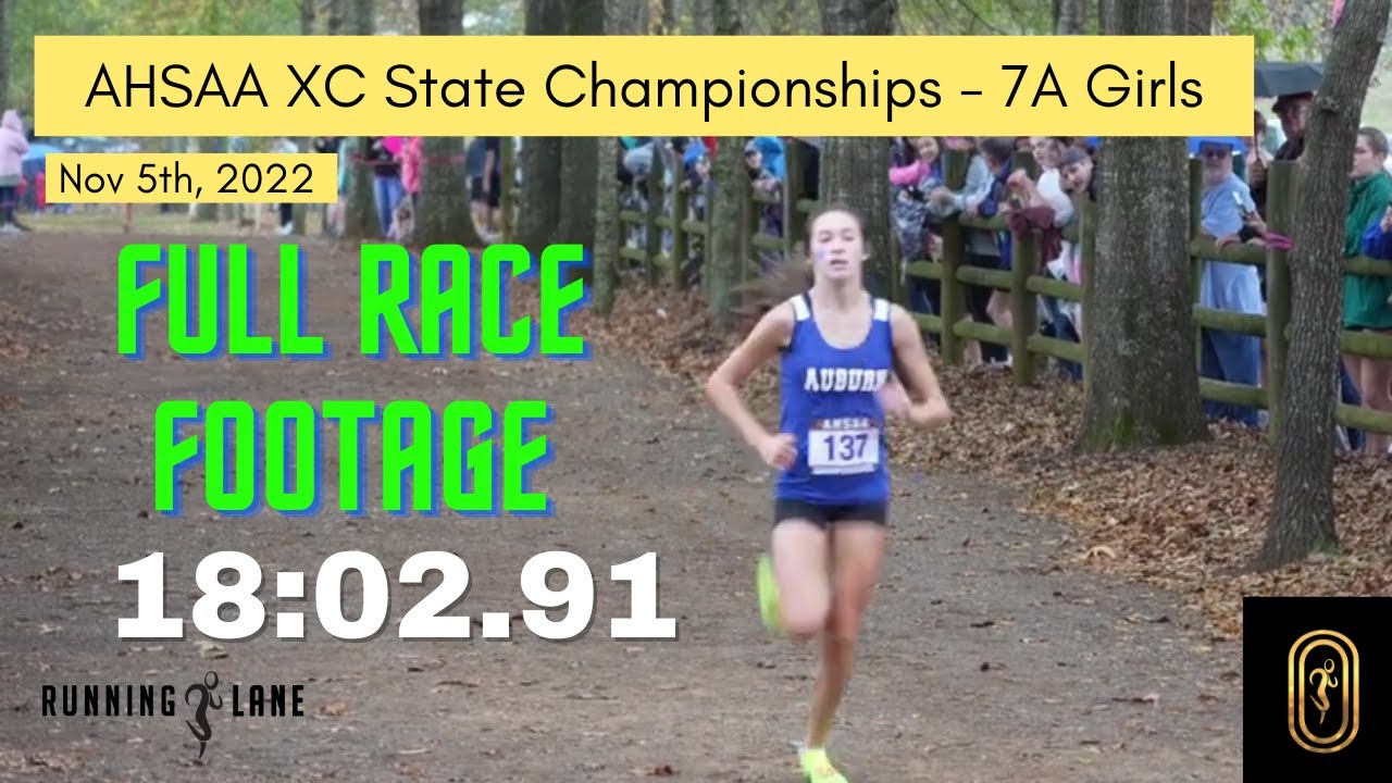 2022 AHSAA Cross Country Championship 7A Girls Most Race Footage