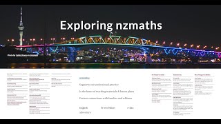 Don't leave home until you have seen nzmaths Don't leave home until you have seen nzmaths
