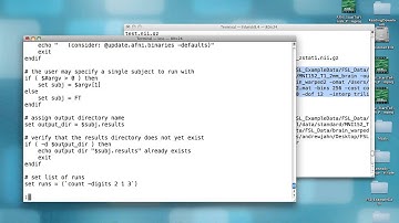 AFNI Start To Finish Tutorial, Part 7: Review Preprocessing Script