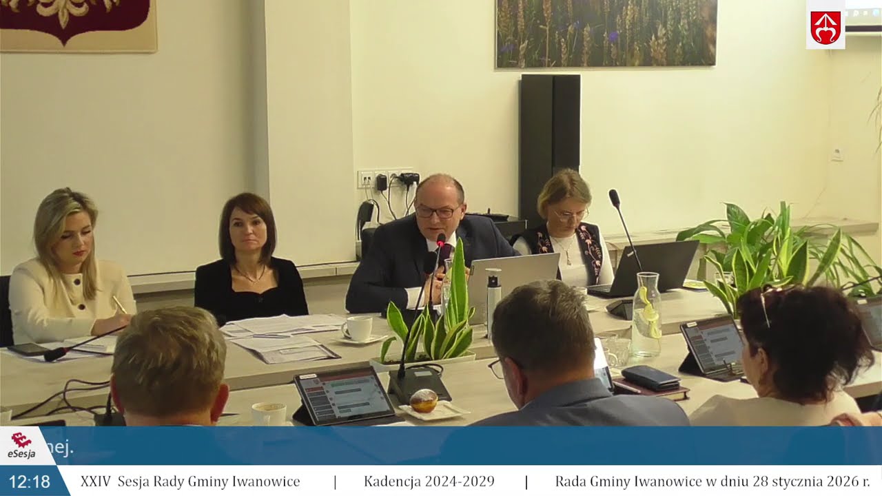 XXIV Sesja Rady Gminy Iwanowice - 28.01.2026 r.