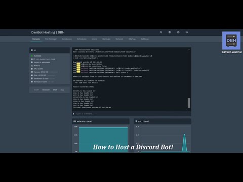 How to host discord bots DBH