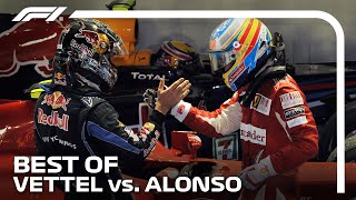 Best Of Vettel vs. Alonso in F1!