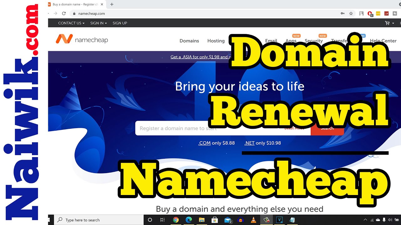 How To Renew A Domain In Namecheap Apply Promo Code For Domain 