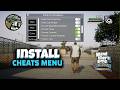 New Cheats Menu For Android GTA SA Definitive Edition