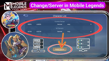 How to Change/Switch Server in Mobile Legends (2024) | MLBB Server Change