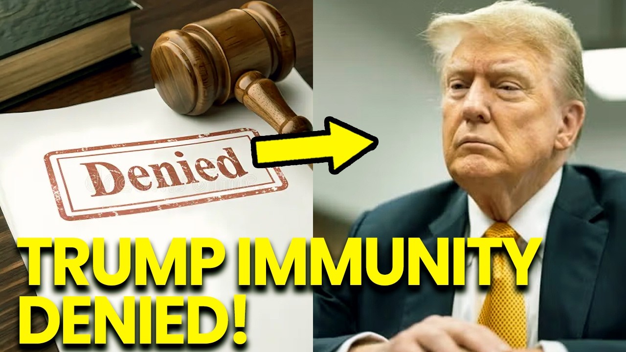 Trump LOSES Major Federal Case His Immunity Claims REJECTED
