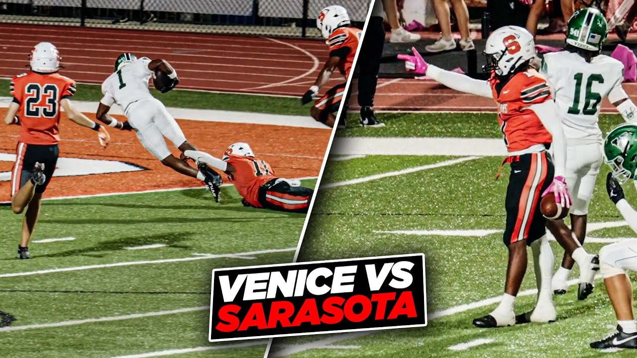 Venice Takes Down Sarasota In A BLOWOUT Win! | Tyree Manning Put On A SHOW!