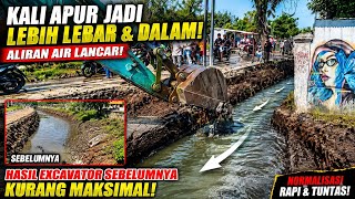 KALI APUR AKHIRNYA JADI LEBAR & DALAM! HASIL NORMALISASI KALI INI BIKIN TAKJUB