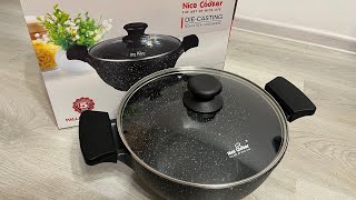 Казан Nice Cooker Pallas Series  (НайсКукер) (жаропрочная, антипригарная посуда) Распковка