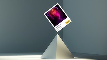 3D NFT Card Template Display - After Effects Template