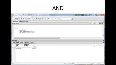 GG7404 Spatial Data and the WWW (2015) L3 pt2: SQL