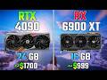 RTX 4090 vs RX 6900 XT | Test in 7 Games
