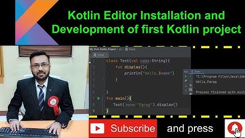 Kotlin Editor Installation and Development of first Kotlin project - Installation of IntelliJ IDEA