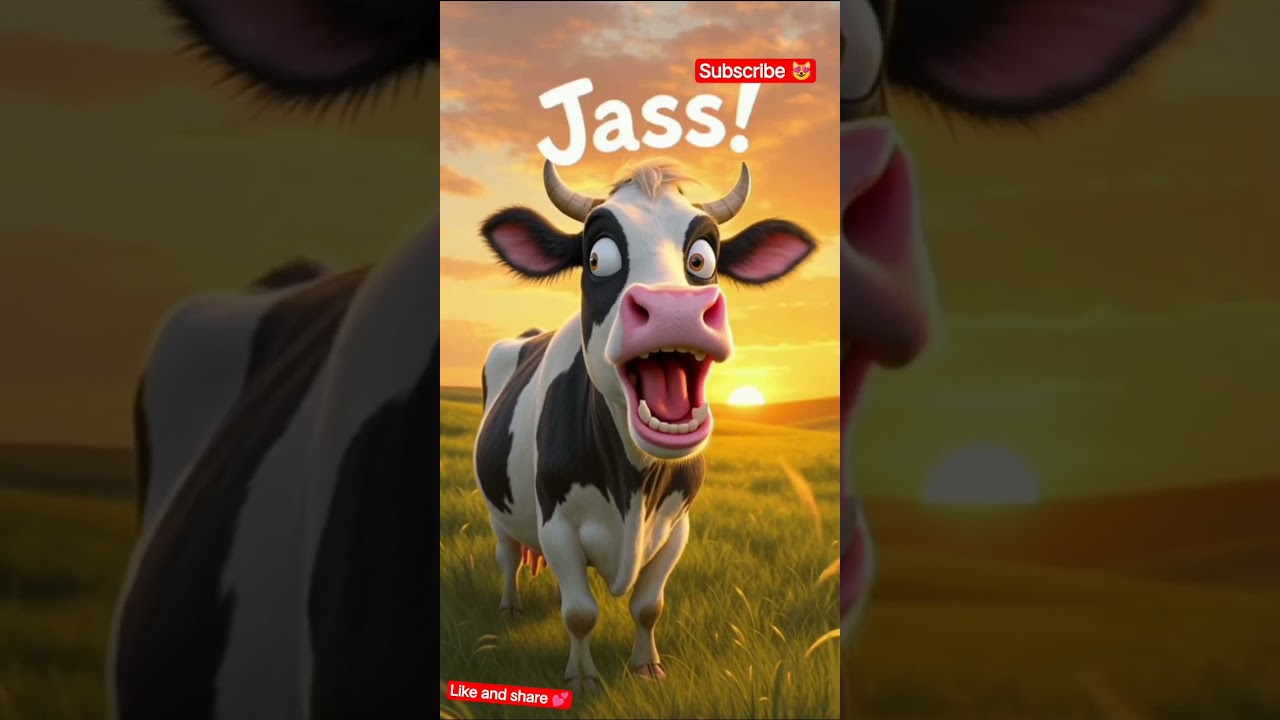 “Cow Calling Jass Suddenly Meets a Real Jinn 😱 | Scary Cow Story | Animated Short”