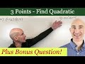 Solving Quadratic Equations with Three Variables